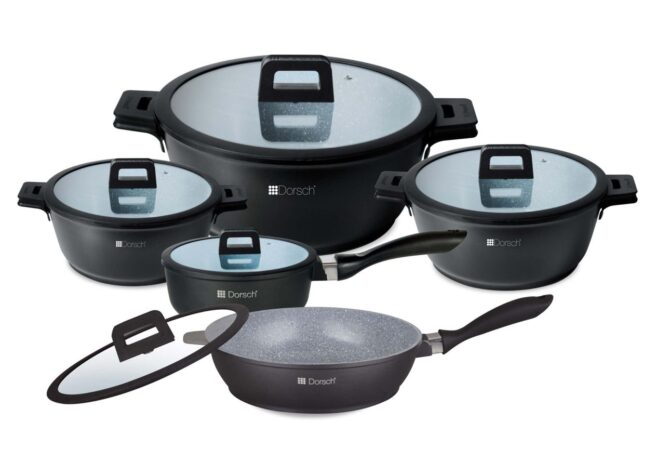 Ceramic Cookware Set – 5 Pcs
