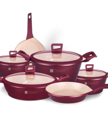 Dorsch Ceramic Premium Cookware Set – 6 pcs