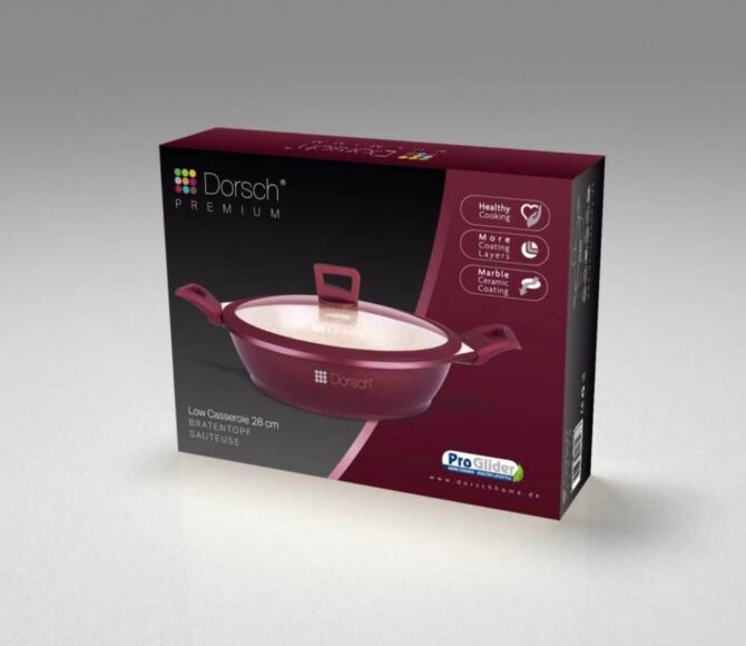 Premium Low Casserole 28 cm - Image 3