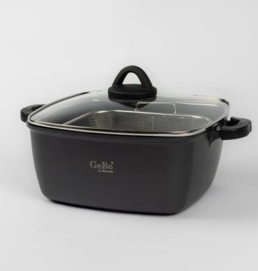 VENUS FRYER POT W/LID & FRYING BASKET