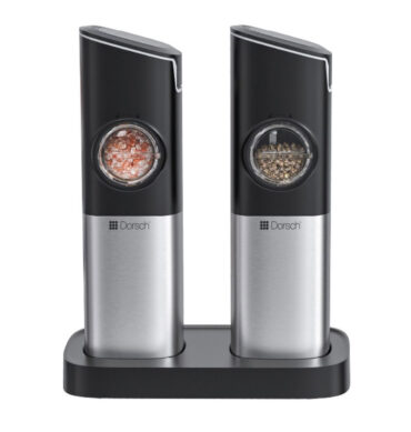 500mAh 100ml Plastic & Stainless Steel Electric Shakers With Charging Base & Rechargeable Battery For Salt & Pepper DH-07920