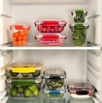 3 pcs. Master Seal Square Storage Container Set (900,1500,2400 ml)