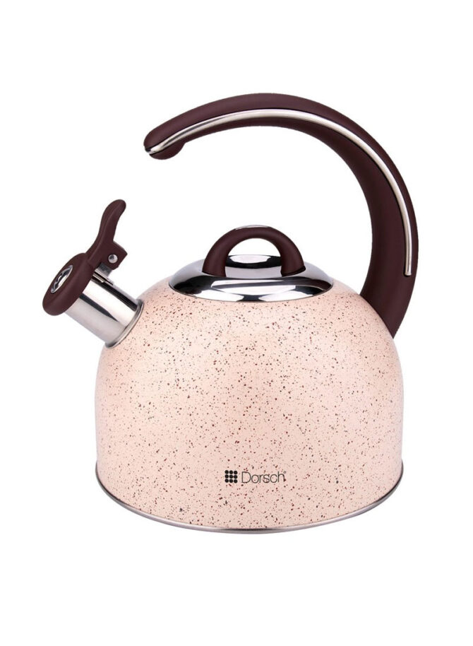 3L Stainless Steel Whistling Kettle With Luxurious Handle DH-02904 - Pink