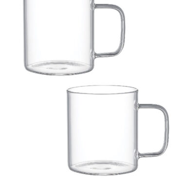 2Pcs 360ml Elegance Coffee Cups Set DH-09222