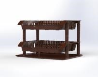 Tornado 2 - Rattan Double dish rack