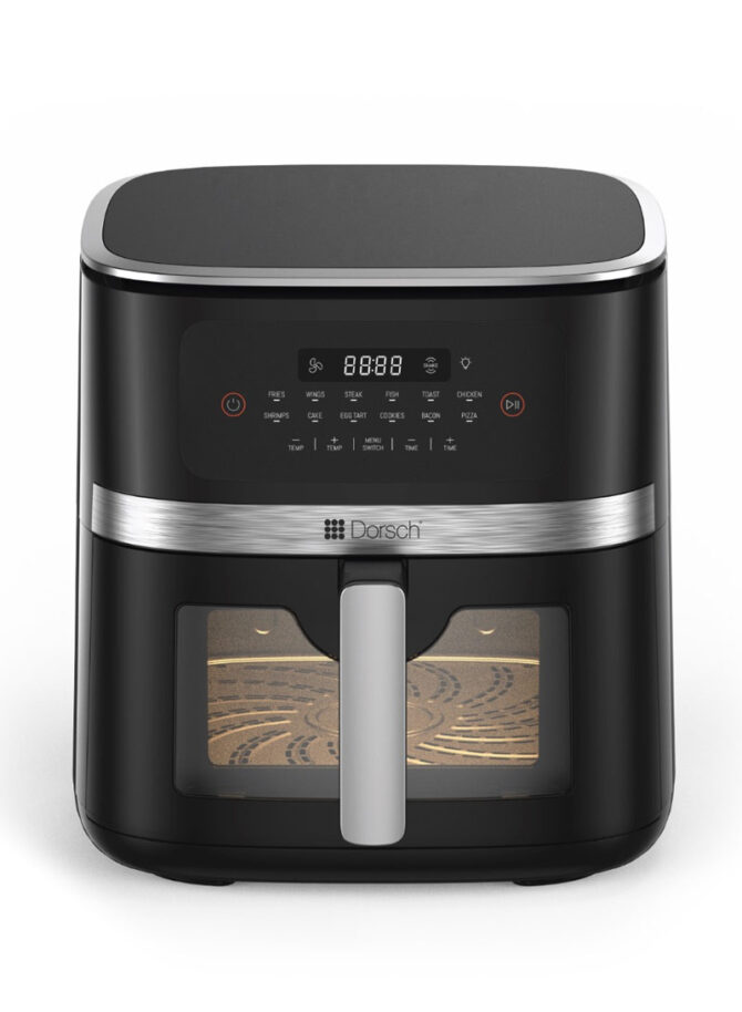 7L 1500W Dual Heating Units Air Fryer With 12 Preset Programs DH-07811