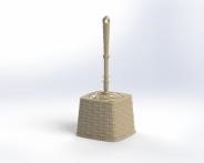 Bianca - Rattan toilet brush