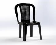 Amira 2 - Chair without arms with rattan back