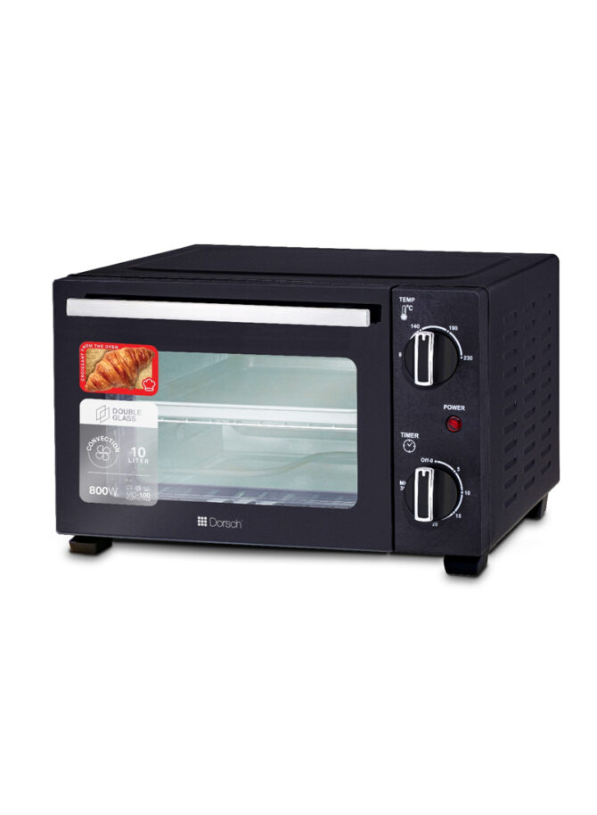 800W 10L Double Glass Electric Oven DH-07855