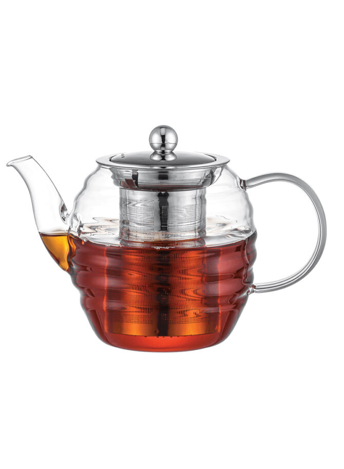 1200ml Wavy Glass Tea Kettle Dorsch GH-09200 (L15 x W10 x H13)cm