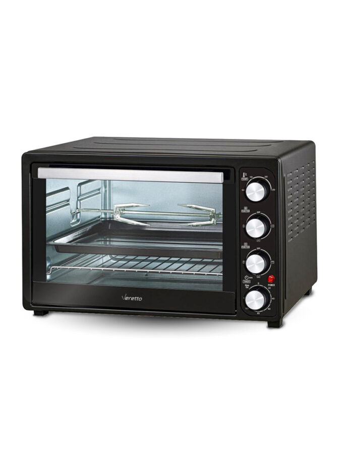2000W 55L Electric Oven WIth Adjustable Temperature & Convenient Timer VEO100 (W61 x D51.5 x H39) cm - Black