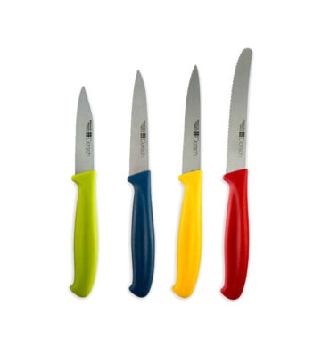 4 Pieces Colorful Sharp Knife Set