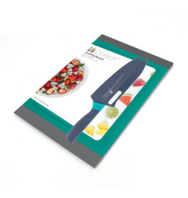 2 Pcs Cutting Board & Knife Set DH-04614 - Blue
