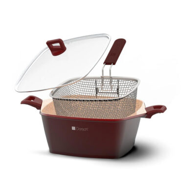 28cm 7.2L Premium Die-Cast Aluminum Frying Casserole DH-05428