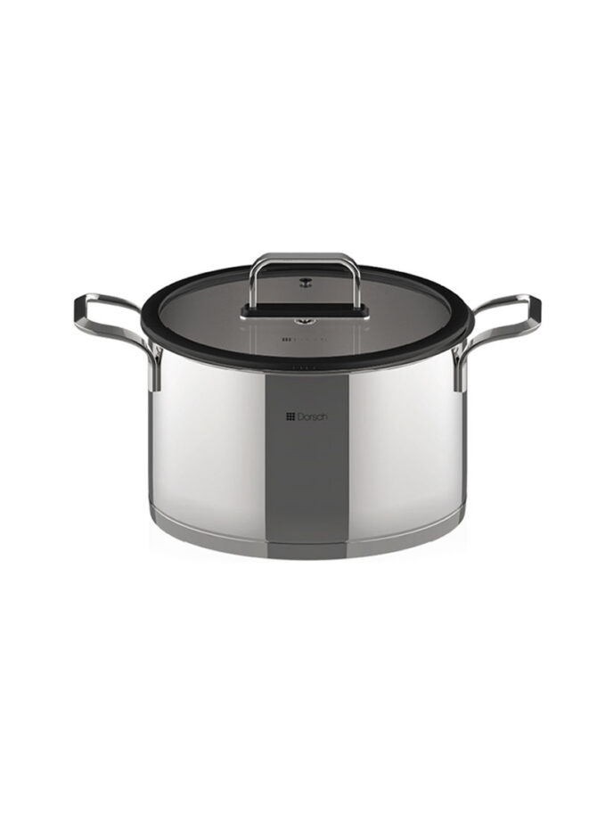 6.55L Stainless Steel Non-Stick Cookware Pro With Lid DH-03824 (D24 x H14.5)cm
