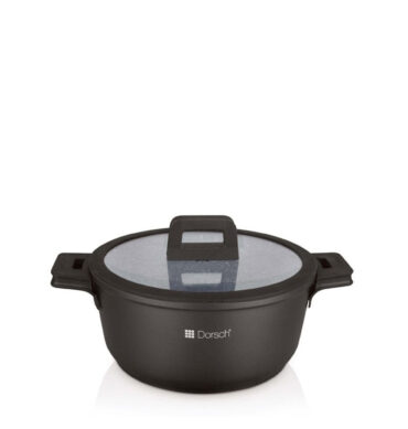 6.2L Die-Cast Aluminium Ceramic Coated Casserole With Glass Lid DH-05583\SR (D28 x H12.2)cm