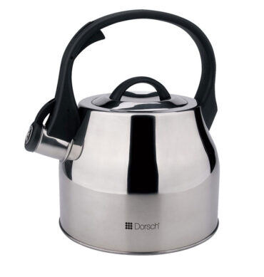 2.5L Stainless Steel Whistling Mirror Kettle With Ergonomic Handle DH-02906 - Silver