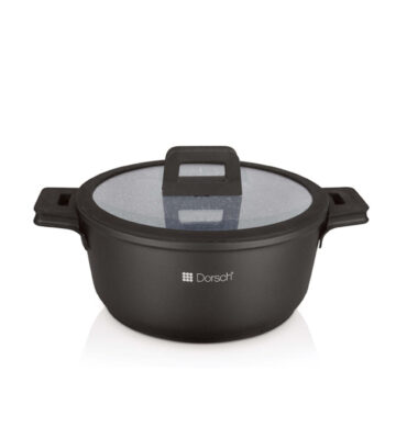 8.1L Die-Cast Aluminium Ceramic Coated Casserole With Glass Lid DH-05593\SR (D30 x H13.5)cm