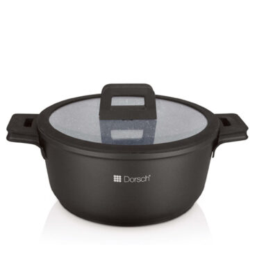 13.4L Die-Cast Aluminium Ceramic Coated Casserole With Glass Lid DH-05594\SR (D36 x H17)cm