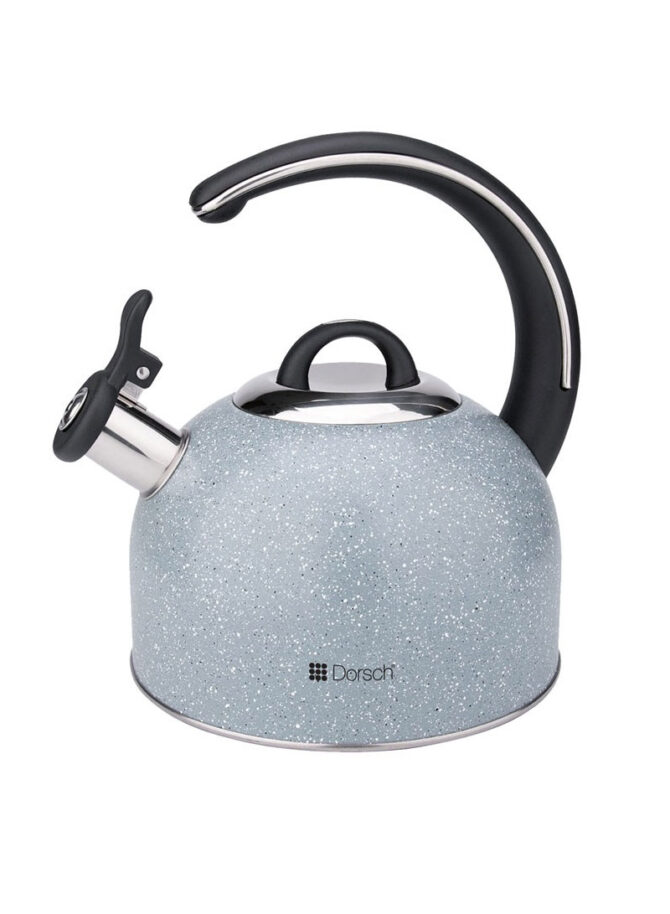 3L Stainless Steel Whistling Kettle With Luxurious Handle DH-02903 - Blue