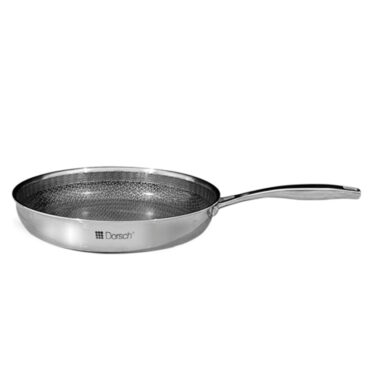 24cm 3 Advanced Compressed Pan-Core Non-stick + Stainless steel + Aluminum Frying Pan DH-03844 (L24 x W24 x H5.5)cm