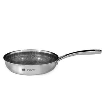 28cm 3 Advanced Compressed Pan-Core Non-stick + Stainless steel + Aluminum Frying Pan DH-03848 (L28 x W28 x H5.5)cm