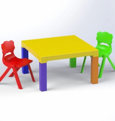 KIDS SET | 2 BISBIBS CHAIRS WITH VENICE TABLE