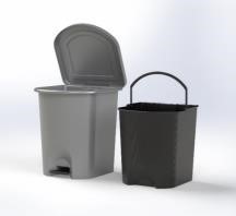 Keep In 10L Dustbin with pedal