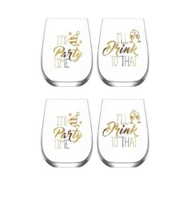 LAV Glasses GAIA SB4738D 365/ 4 Pieces-475CC