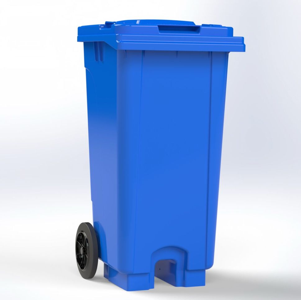 Bali 120L Dustbin BLUE