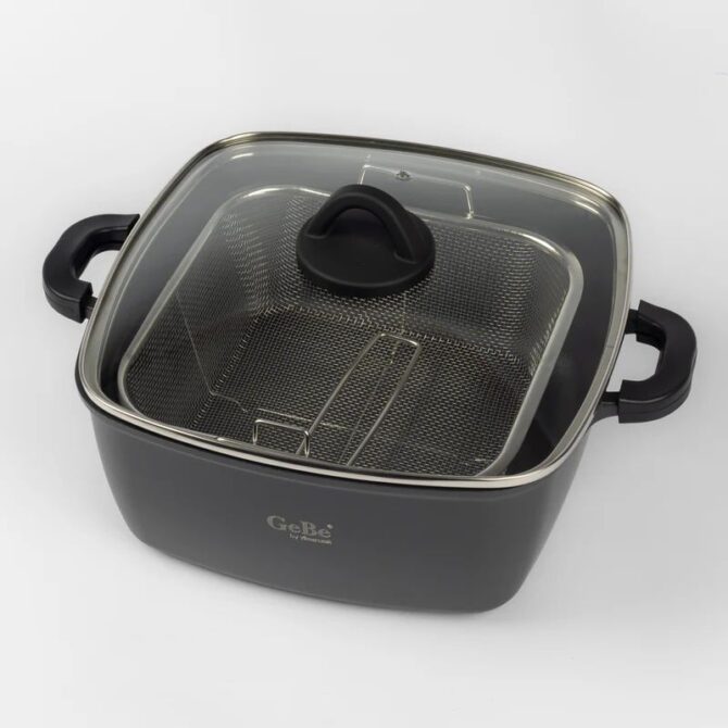 VENUS FRYER POT W/LID & FRYING BASKET - Image 6