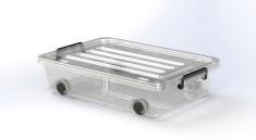Pratik 1 - 20L Plastic box with wheels