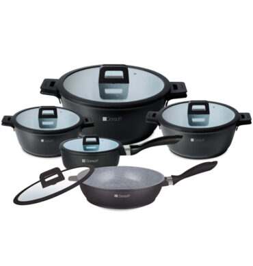 10 Pcs Die-Cast Aluminum Cookware Set DH-05577/SR