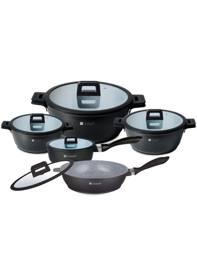10 Pcs Die-Cast Aluminum Cookware Set DH-05577/SR