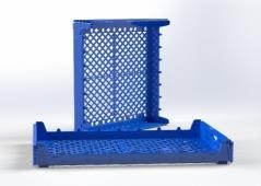 Calypso 65*55*12CM -Small plastic bread crate