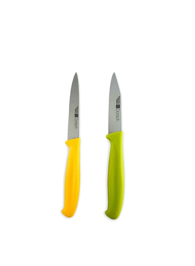 2 Pieces Colorful Sharp Knife Set
