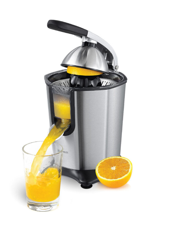 800ml 160W Citrus Juicer Stainless Steel Body With  Aluminum Handle Dorsch DH-07411 (W17 x L25 x H29)cm