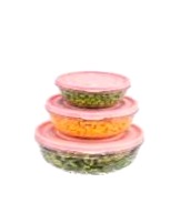 1225 ml Round Vacum Storage Container