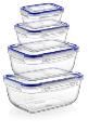 3 pcs. Seal Rectangular Storage Container Set (1400,2300,4000 ml)