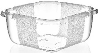 Bella Square Basin No 4  (Transparent) (15 LT.)