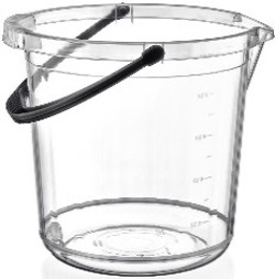 No 2 Cleaning Bucket  (Transparent) (14 LT.)