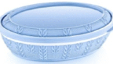 No 3 Knit Ovoid Covered Plate With Lid (1.8 LT.)
