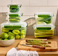 3 pcs. Master Deep Square Storage Container (1075,1900,3200 ml)