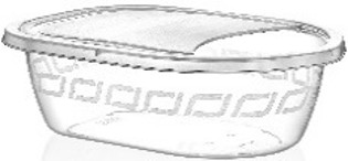 Cutting Board with Storage (Transparent) (4.5 LT.)