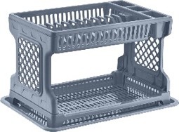 Double Rock Dish Drainer