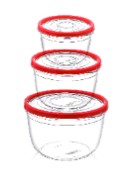 1200 ml Round Compact Storage Container