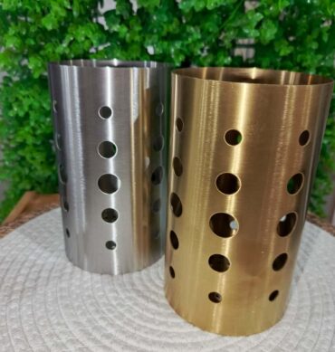 مشك معالق ستانلس ذهبي/ فضي