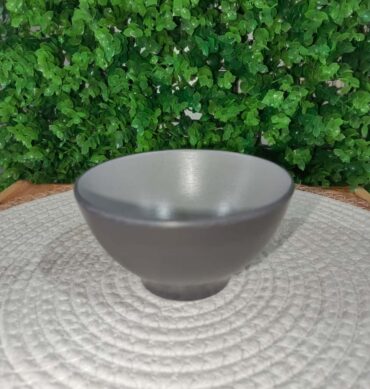 988-5 Gray Melamine round small كاسة
