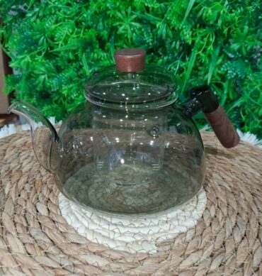 909-7 Glass Tea Kettle Black