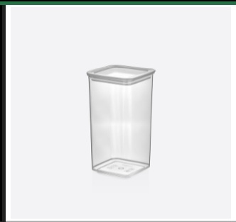 1650 ml Elite Square Stock Food Container Random